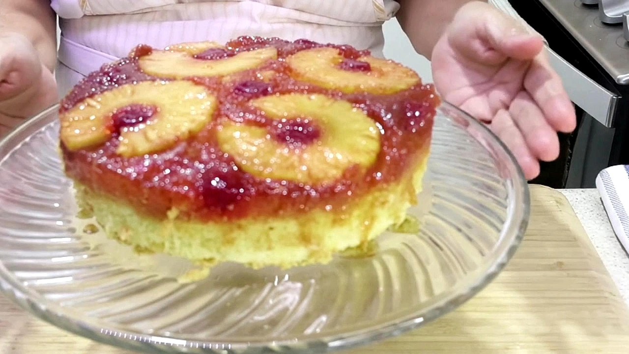 Volteado de Piña Tradicional | Suave y Delicioso  #receta #comfortfood #postres
