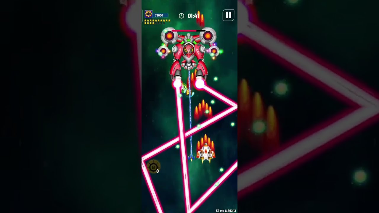 Space Shooter Galaxy Attack - Android Gameplay । Level 10-1 To 10-5 & Boss Level 10 Complete 💯✅