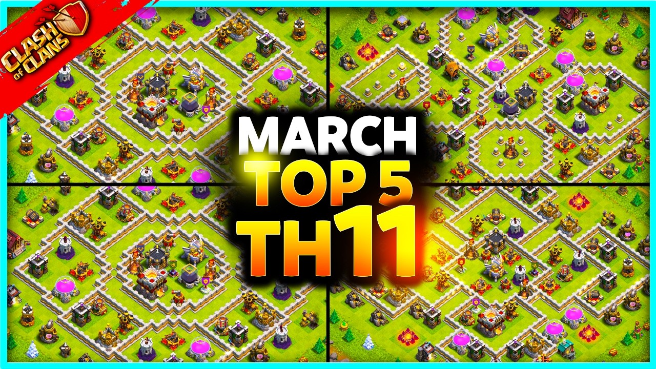 TOP 5 BEST TH11 Bases 2026! (War, Hybrid & Trophy) | Clash of Clans Base Links