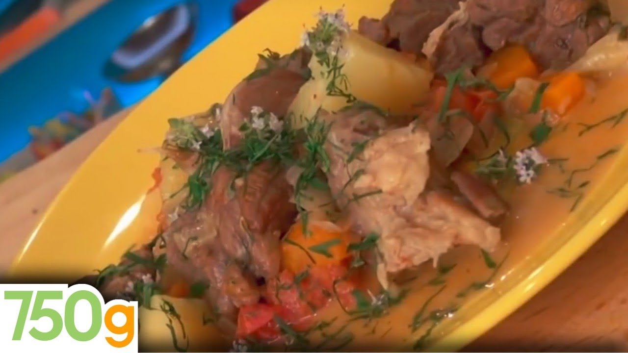 Recette de Navarin d'agneau et ses légumes - 750g