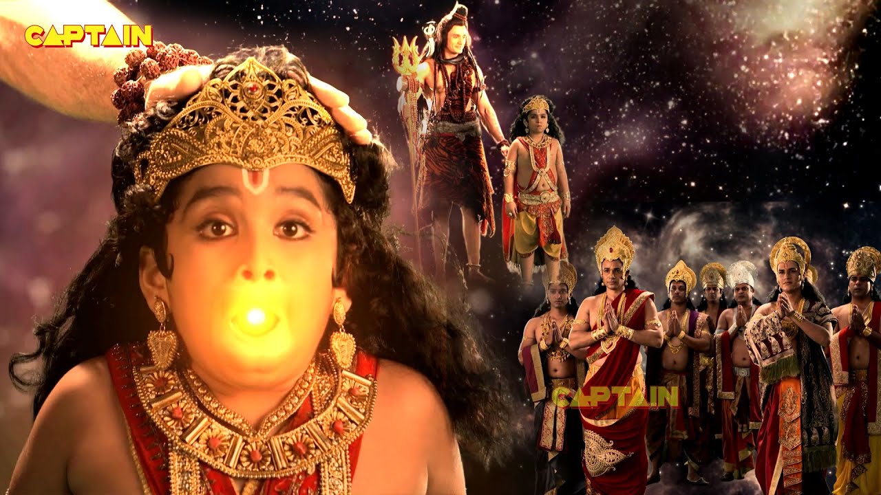 बाल हनुमान जी के मुख में सूरज || Mahabali Hanuman