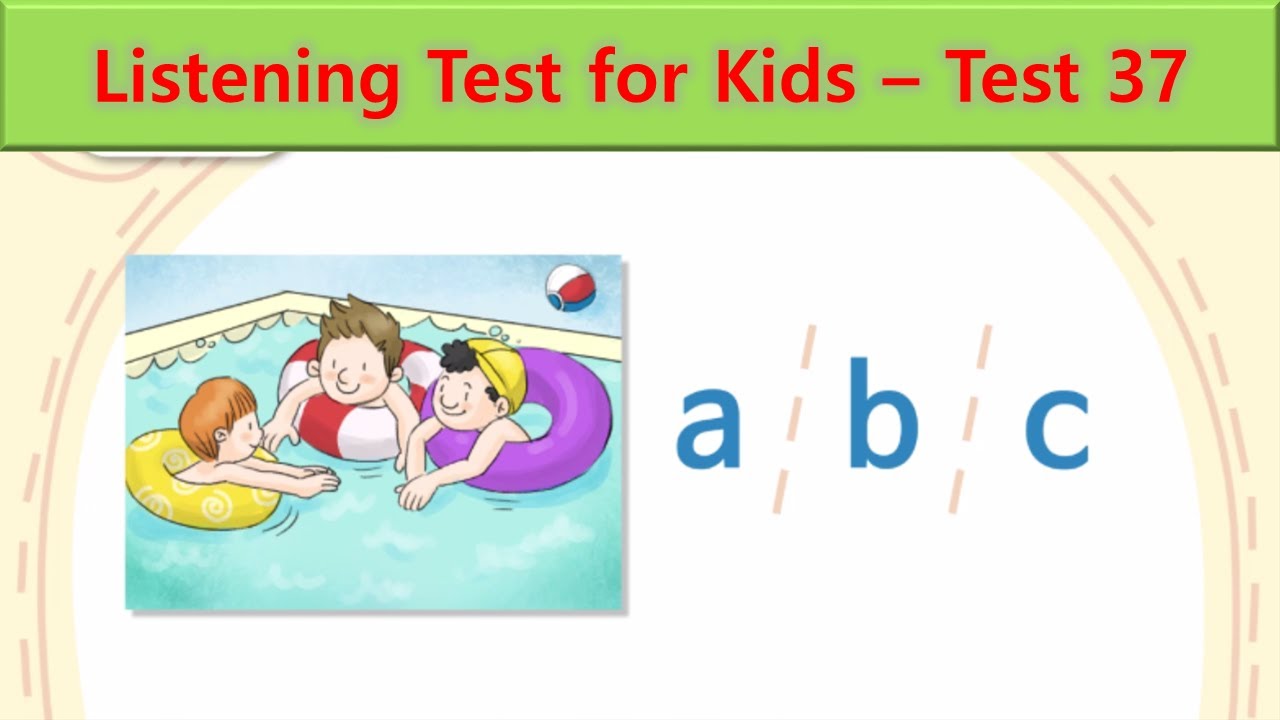 Listening Test for Kids | Test 37