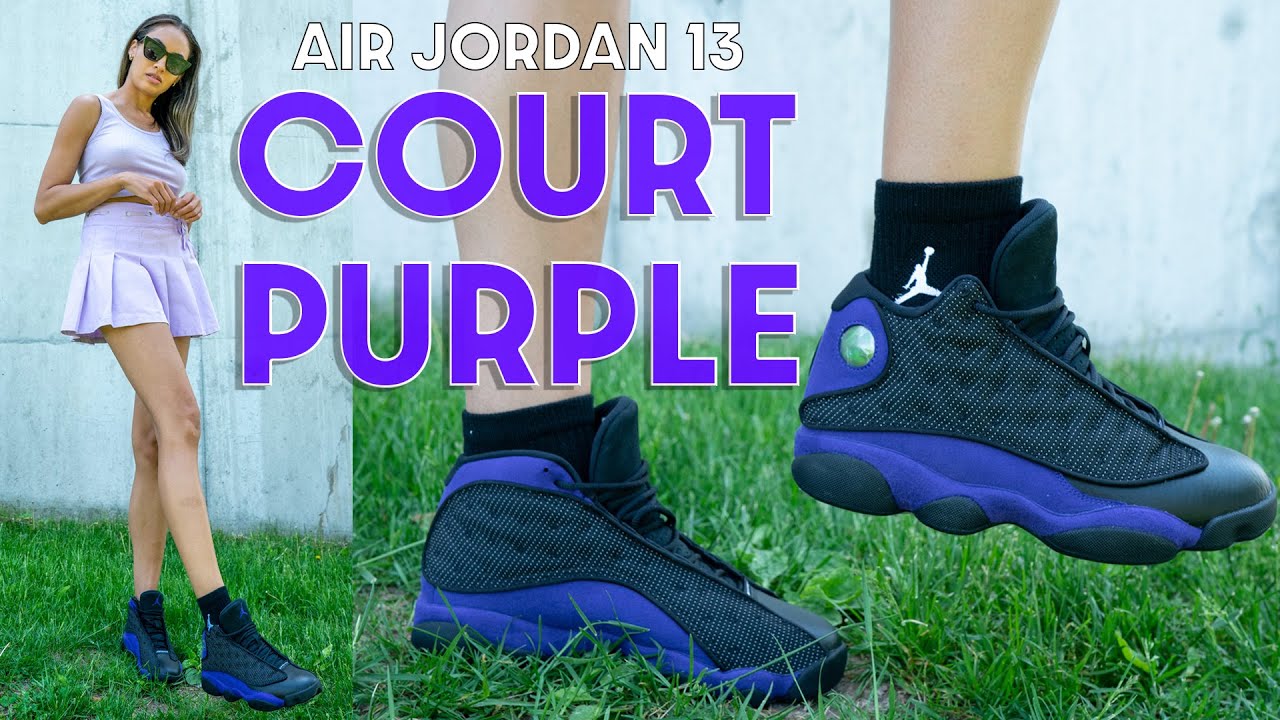 LOOKING BACK at the JORDAN 13 COURT PURPLE!  On Foot Review and How to Style
