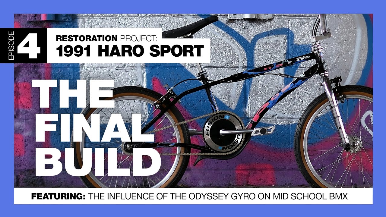 1991 Haro Sport BMX Restoration EP4. The Final Build and Mid School BMX reveal.