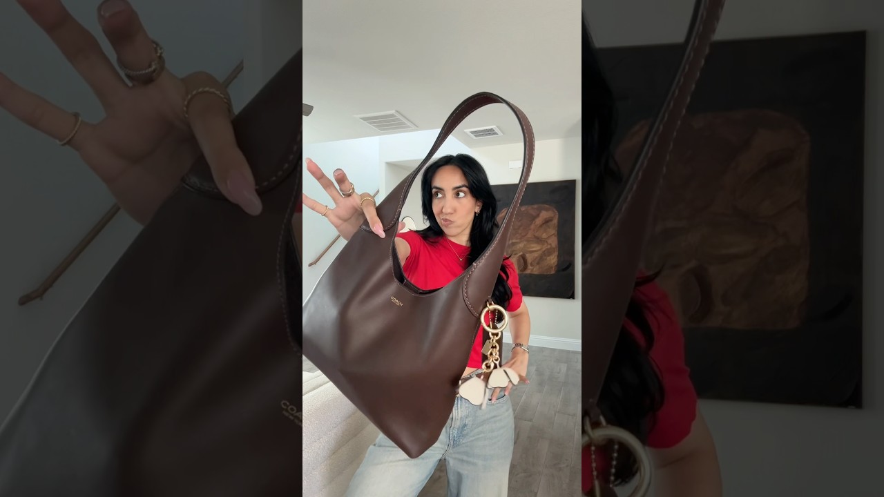 1-Year Update of the Coach Brooklyn 28 Bag ✨ #coach #handbags #review #shorts