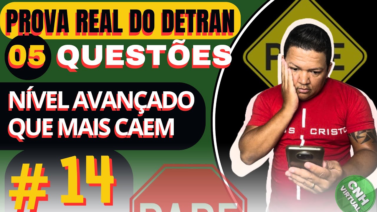 QUESTÕES QUE MAIS CAEM NA PROVA DO DETRAN, QUE MAIS REPROVAM NO EXAME TEÓRICO