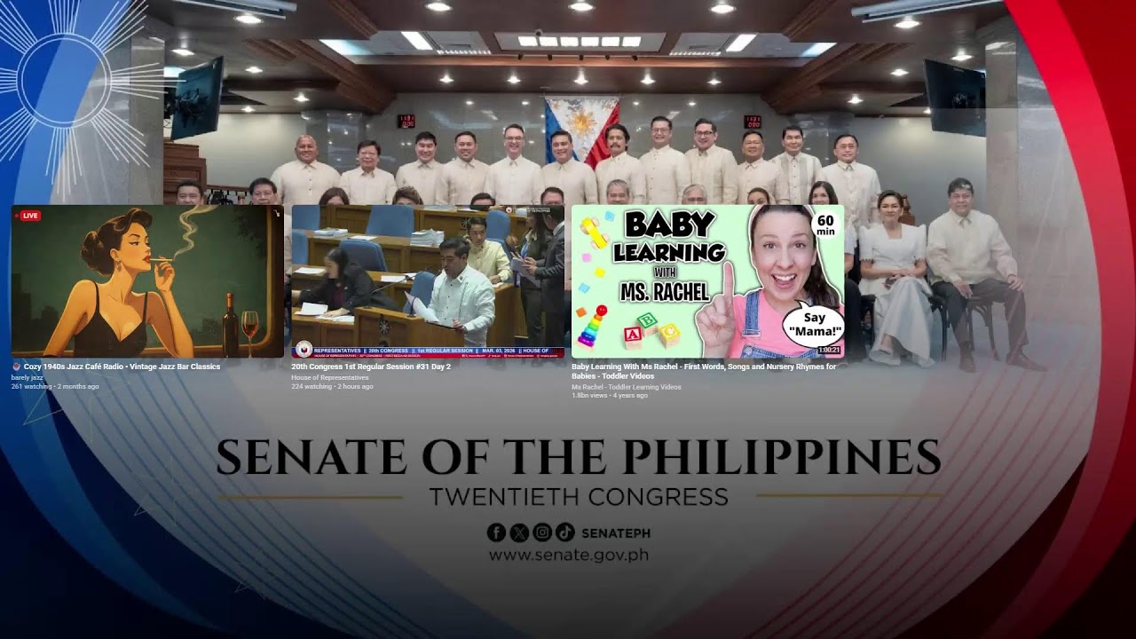 LIVE: Senado nagsasagawa ng plenary session ngayong Martes, Marso 3