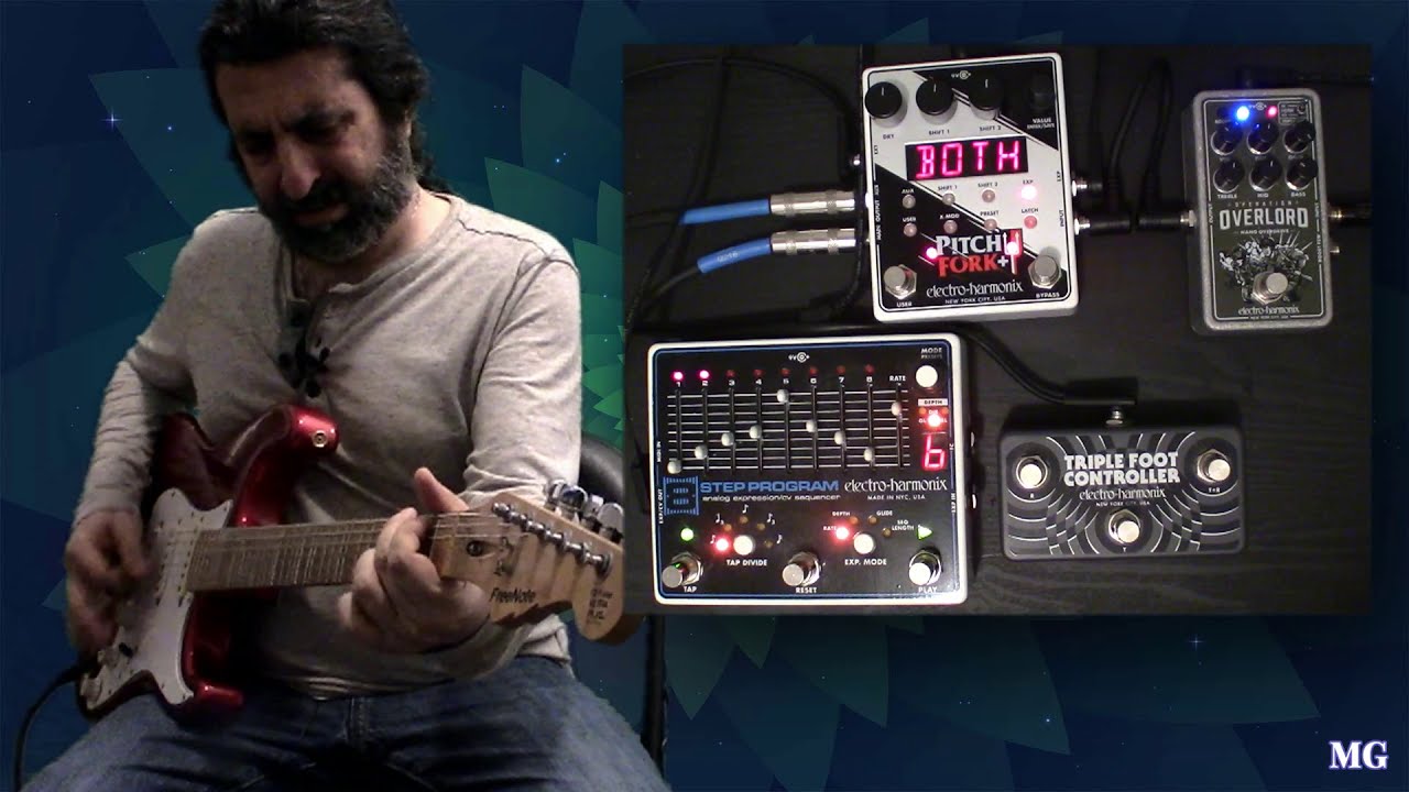 Electro-Harmonix Pitch Fork®+(PitchFork Plus) Polyphonic Pitch Shifter with the 8 Step Program