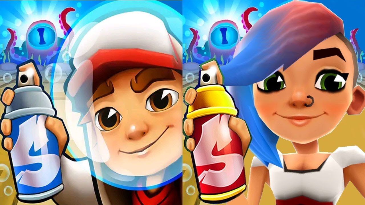 Subway Surfers Underwater 2024 Floor is Lava Lucy Core Crew vs Lucy Goth Outfit vs Lucy Steam Outfit