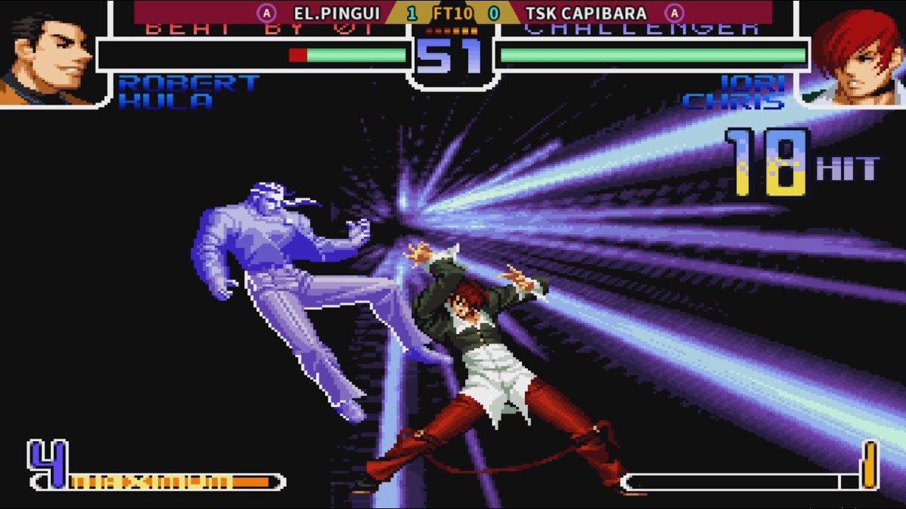 KOF 2002: Top kula ¿podrá escapar de la furia de Iori Yagami?