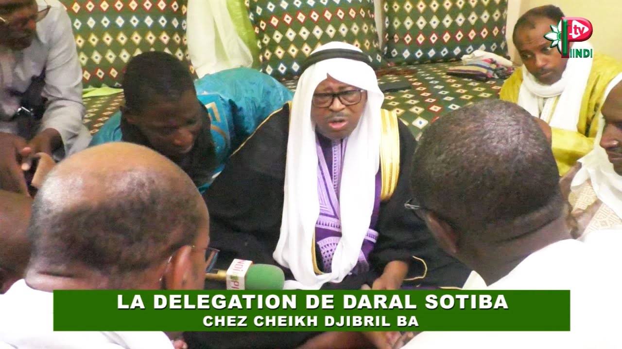 LA DELEGATION DE DARAL SOTIBA CHEZ CHEIKH DJIBRIL BA