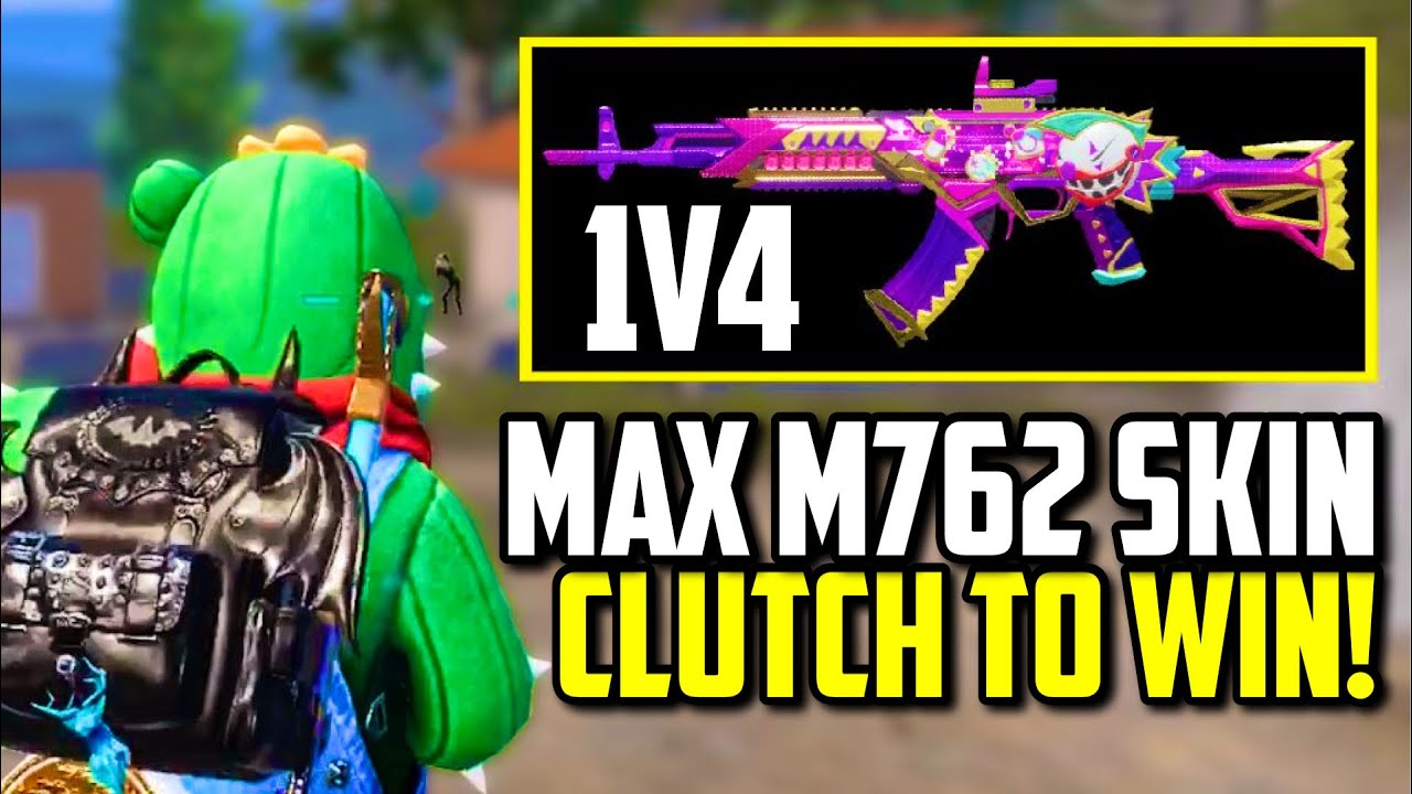 1V4 CLUTCH TO WIN WITH MAXED M762 STRAY REBELLION IN ASIA ACE RANK!!  | PUBG MOBILE