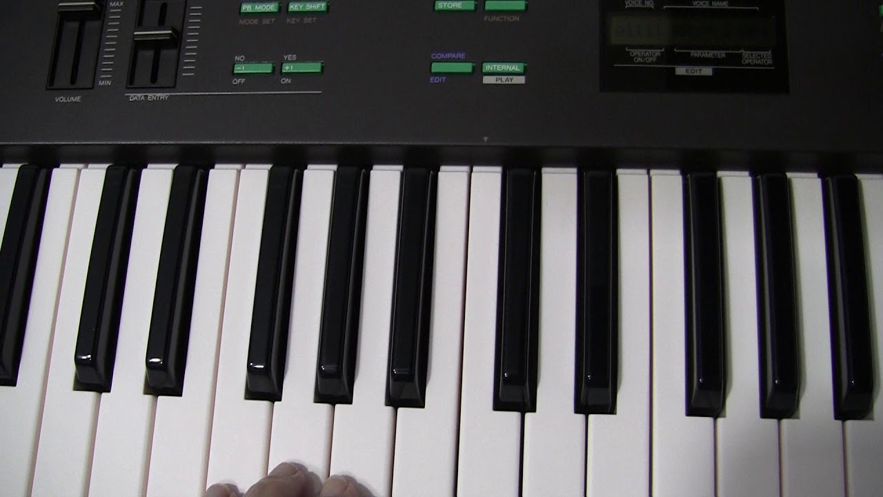 Programming FM synthesis -making sounds with Yamaha DX27