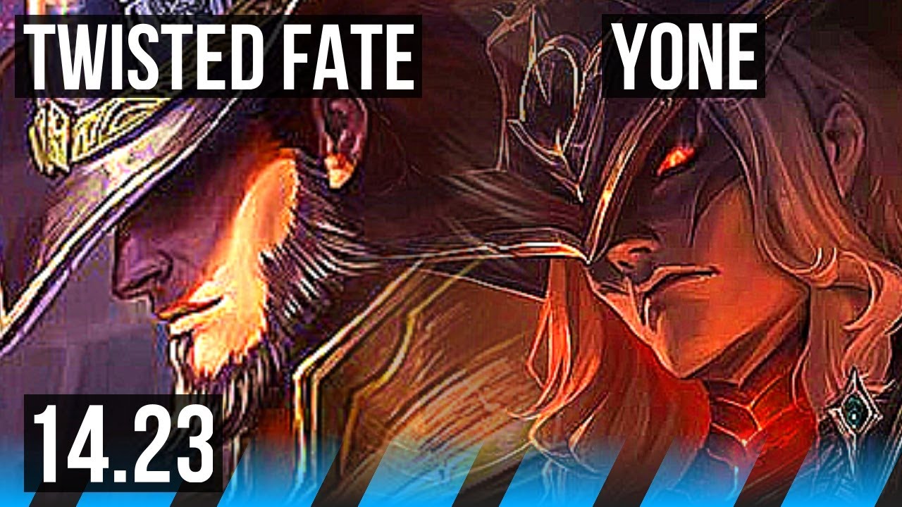 TWISTED FATE vs YONE (MID) | KR Diamond | 14.23
