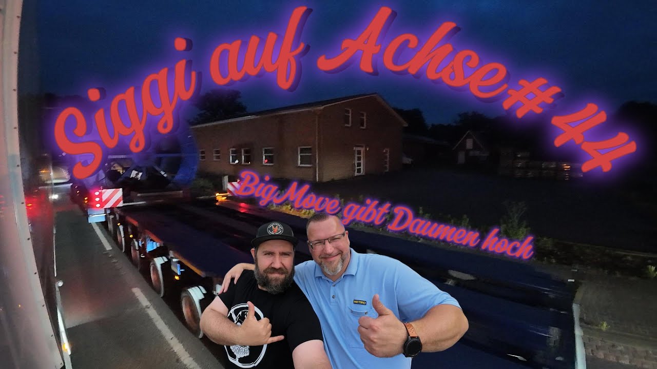 3 Schwertransporter und ein Dorf.... Siggi auf Achse#44 Die Truck Doku