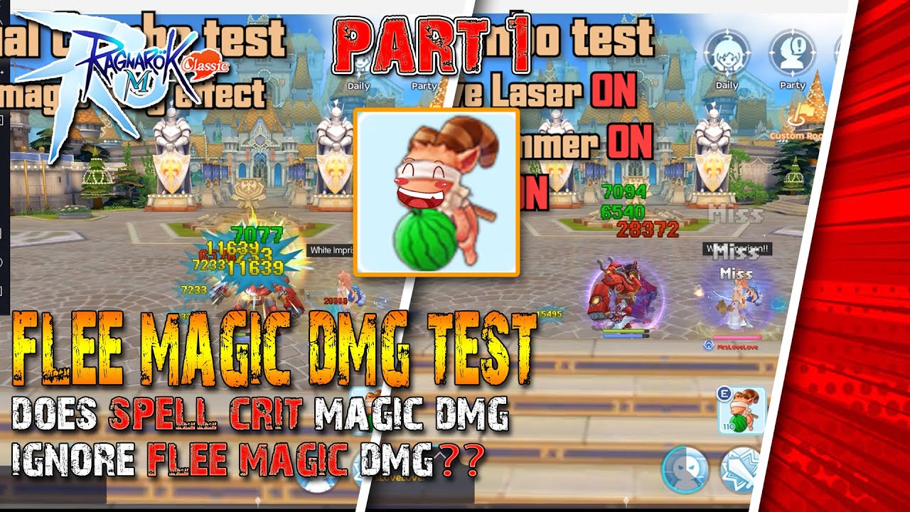 Ragnarok M: Classic Ultimate Flee Magic Dmg Test Part 1