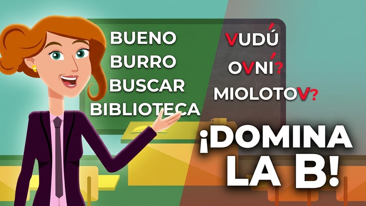 Reglas ORTOGRÁFICAS de la letra B, b. 💼