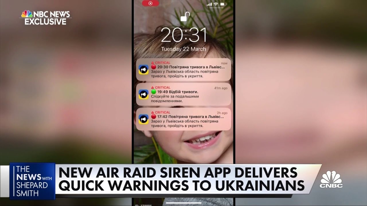 New air raid siren app delivers quick warnings to Ukrainians