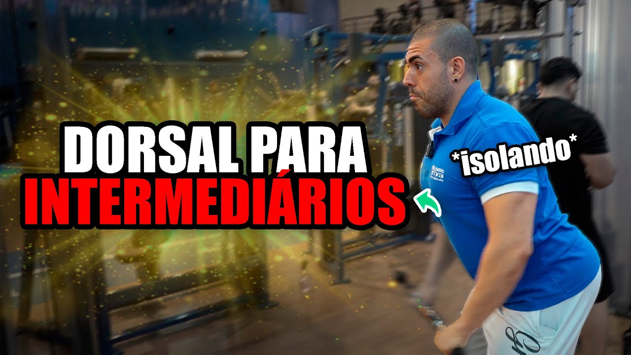 Treino de dorsais para intermediarios