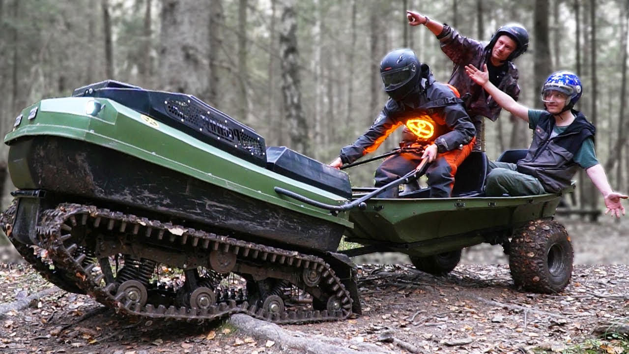 This thing shocked us! Tracked mini ATV or maxi motorsled!