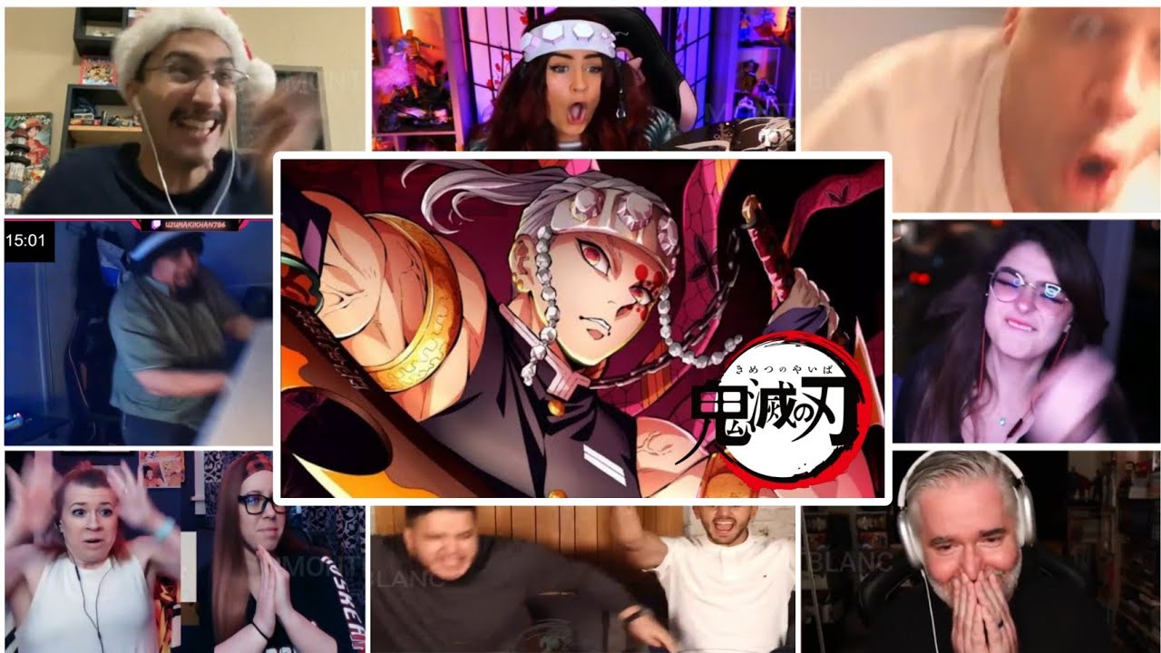 Epic Fight!! Tengen Uzui vs Gyutaro | Demon Slayer Kimetsu No Yaiba Reaction Mashup