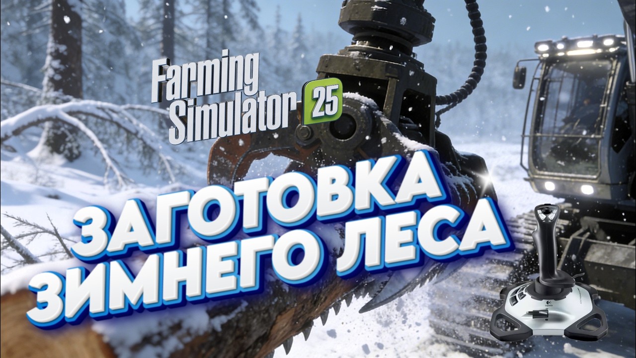 ЗИМНИЕ ХЛОПОТЫ 🌿ЛЕСНОЙ ОТШЕЛЬНИК  | Farming Simulator 25