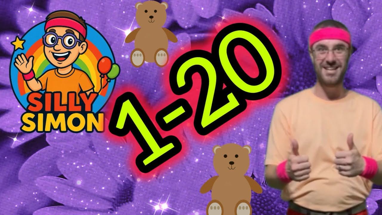 Counting from 1 to 20 - It’s Silly Simon
