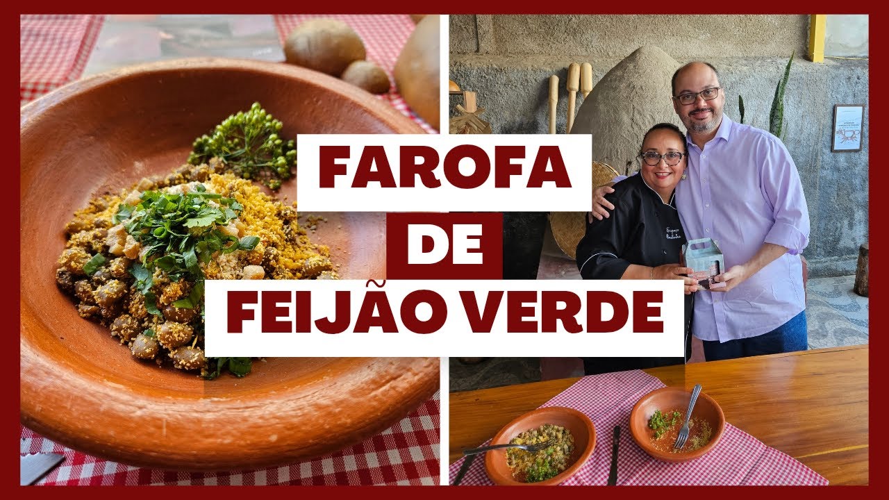 Farofa de feijão verde