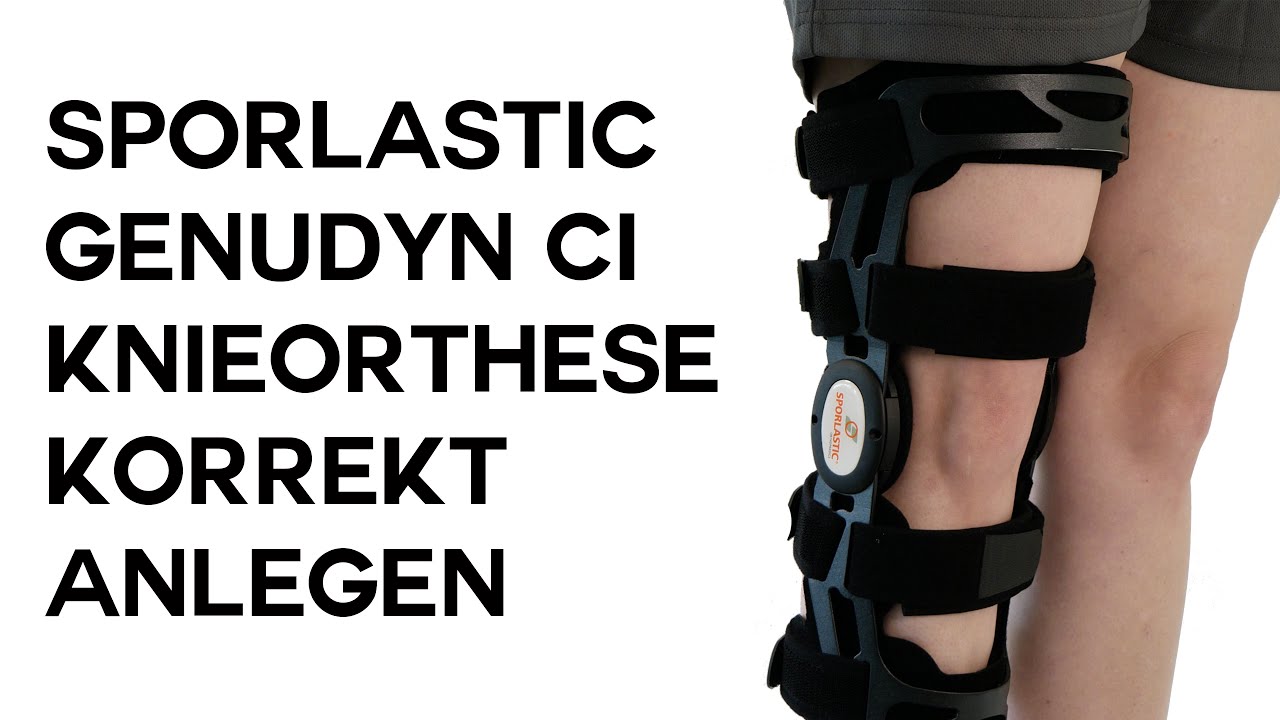 Sporlastic Knieorthese korrekt anlegen – Einfache Anleitung!
