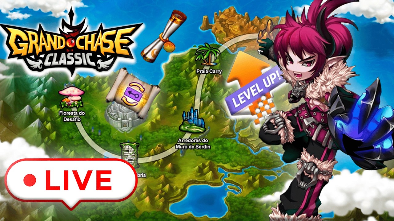 UP DO DIO! ⚔️ GRAND CHASE CLASSIC AO VIVO | TROPA DO 2Z !pix !roleta !discord