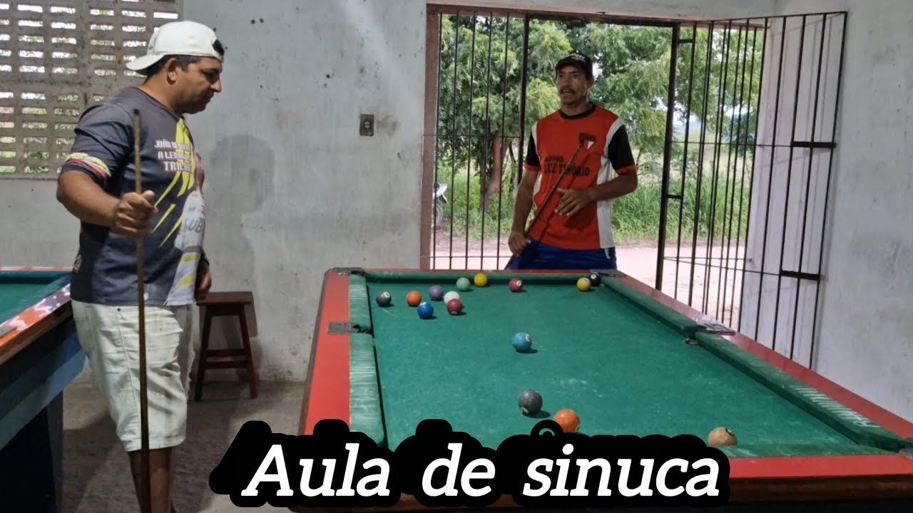 Aula de sinuca online aprenda