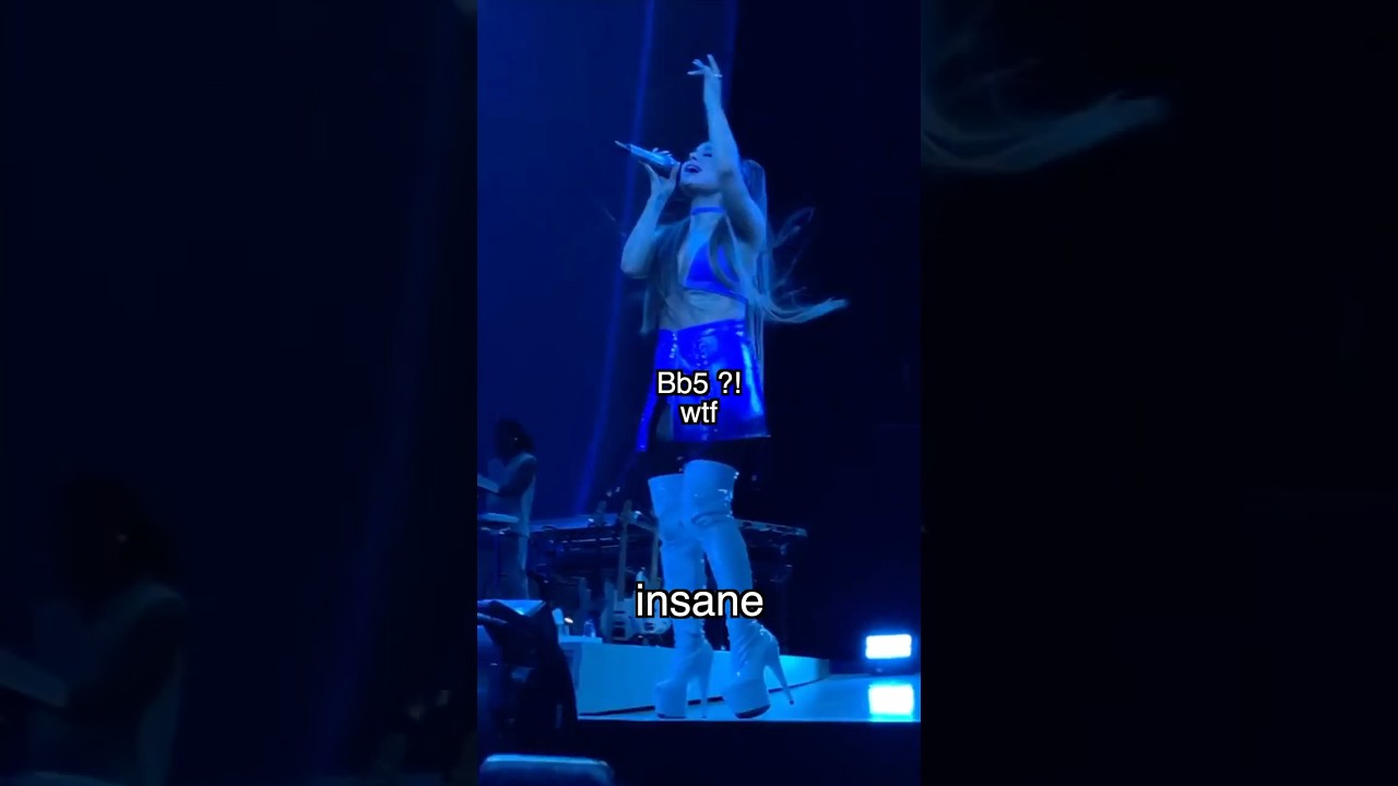 ariana grande's 'breathin' climax live EVOLUTION | #shorts #arianagrande