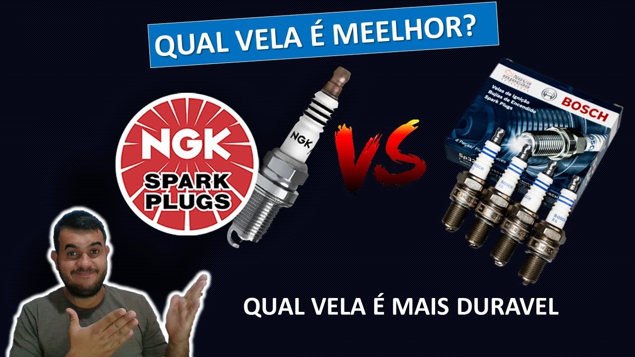 QUAL Melhor VELA DE IGNI&Ccedil;&Atilde;O PARA O CARRO NGK x BOSCH