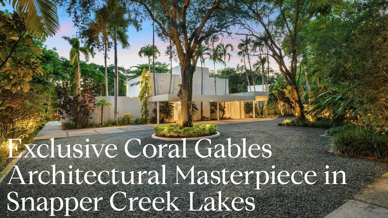 Inside an INCREDIBLE Contemporary Coral Gables Estate with a HISTORIC GUEST HOUSE