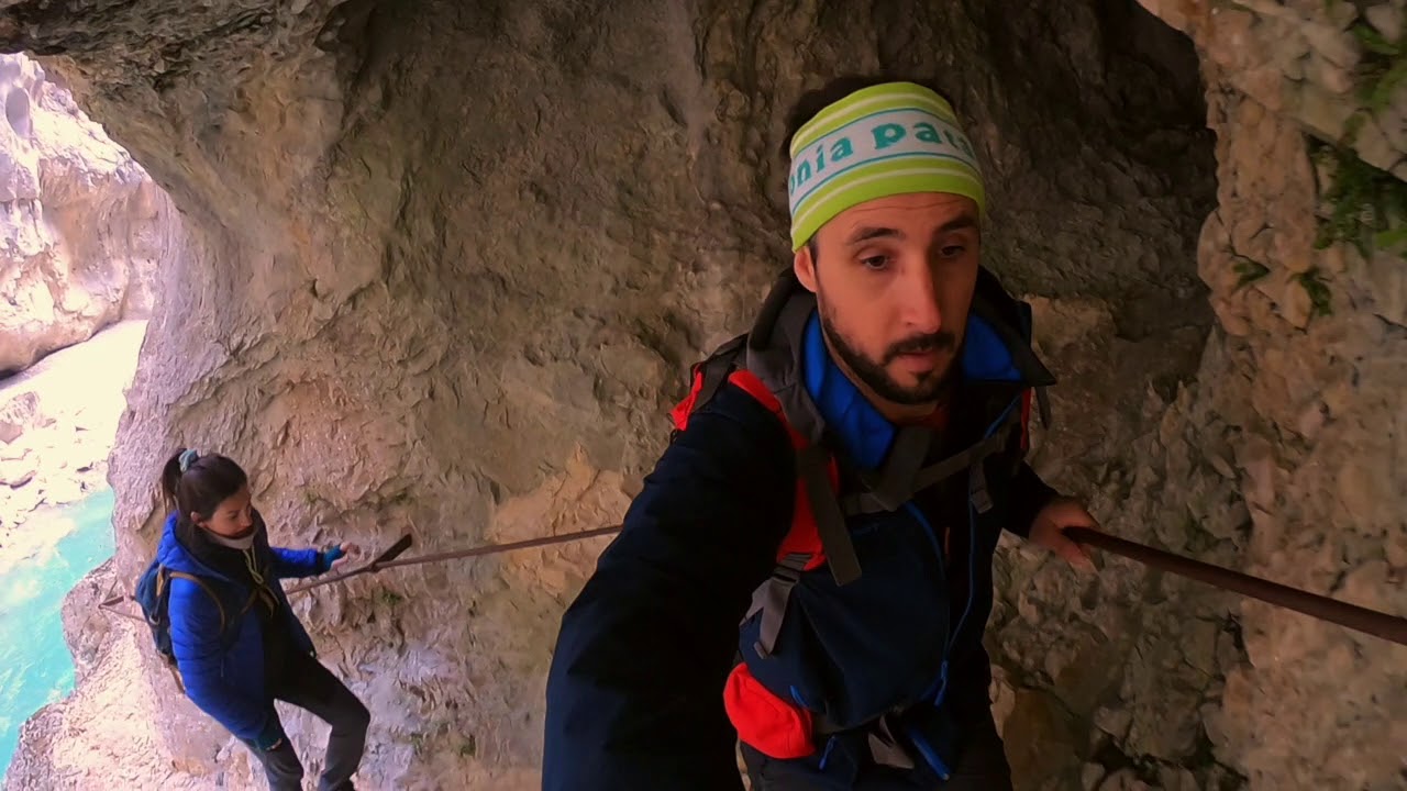 Sentier de L'Imbut et Vidal Gorges du Verdon fevrier 2020