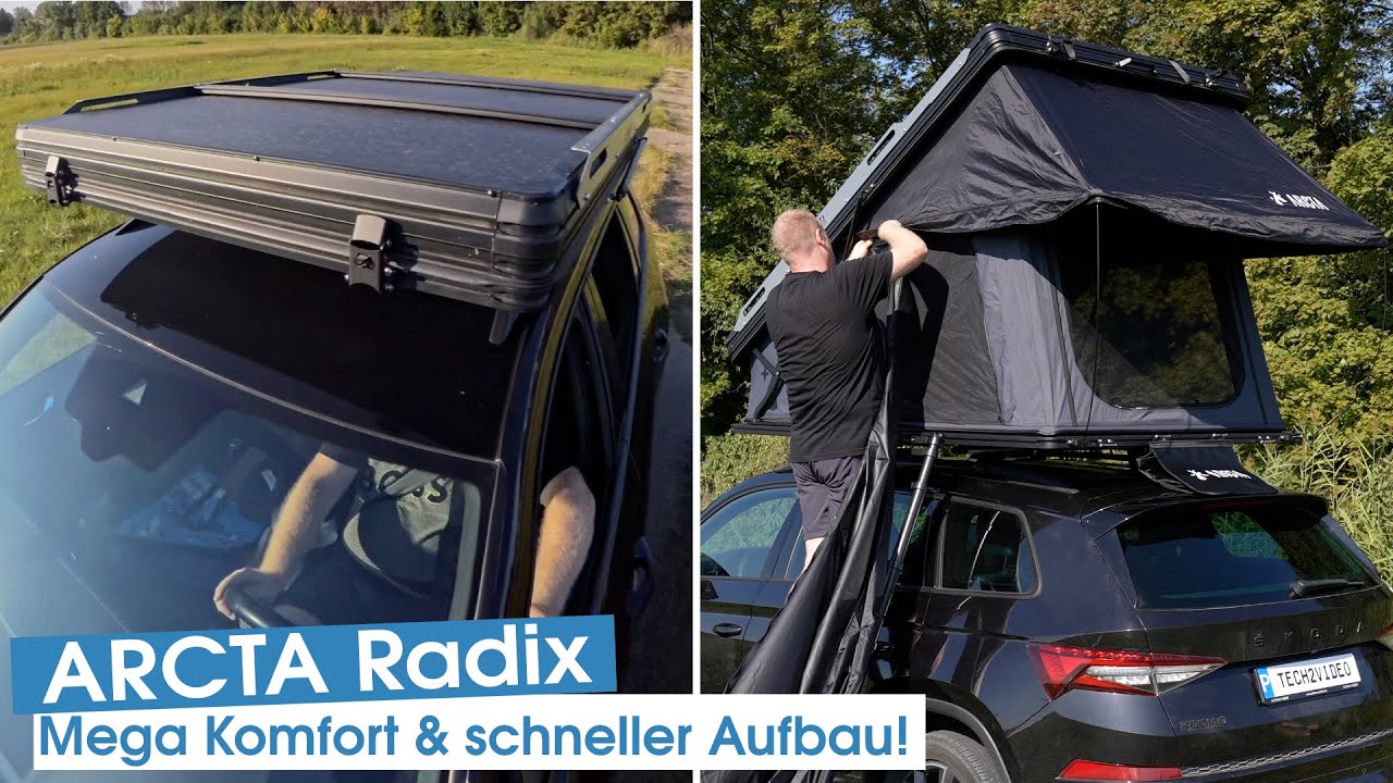 Das BESTE Hartschalen-Dachzelt? Radix von Arcta im Test – Schneller Aufbau & Mega Komfort!