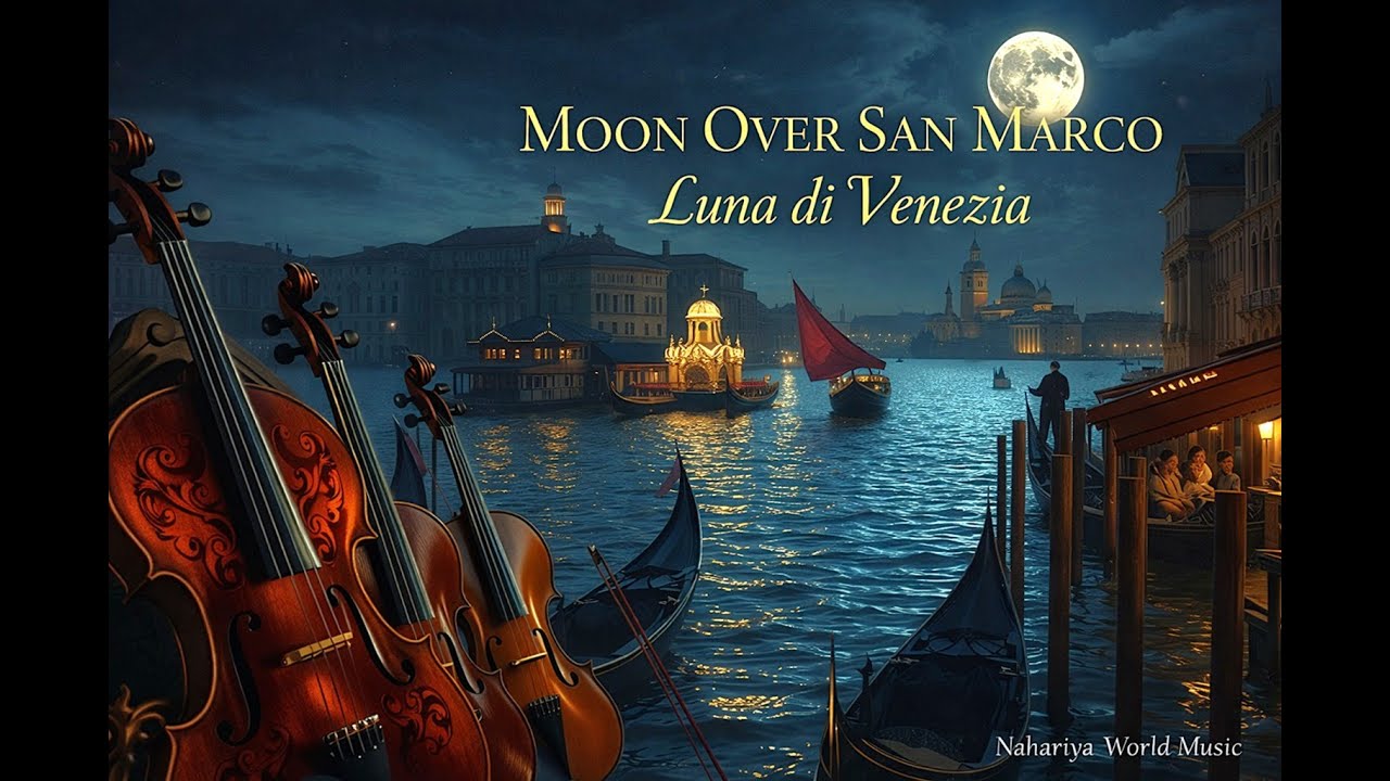 Moon Over San Marco 🌙 | Cinematic Venetian Night Music | Luna di Venezia (Single)