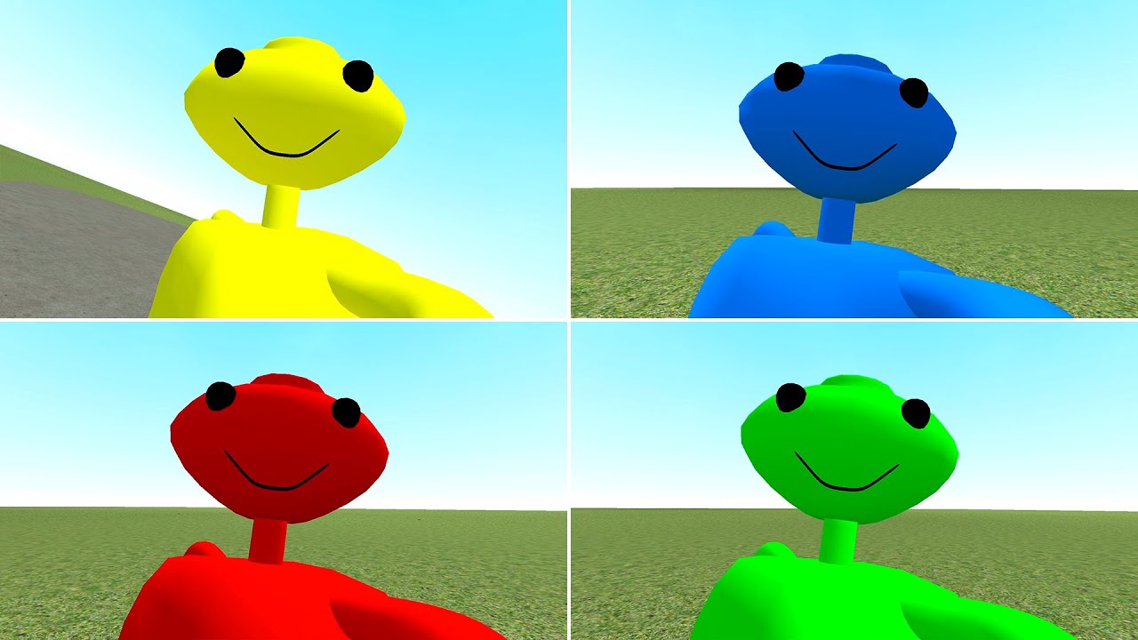 ALL COLORS LEGO MAN JUMPSCARES NEW 3D CLONES MEMES in Garry's Mod !