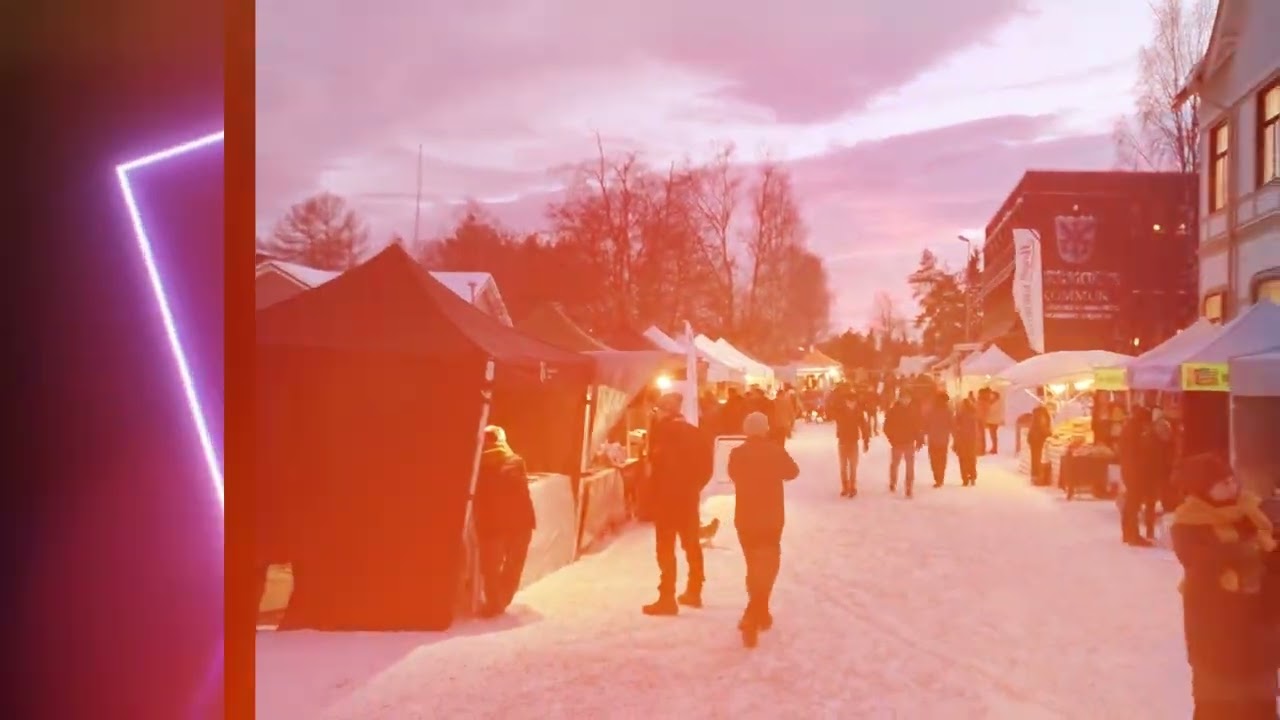 Team Nordkap dag 7  Jokkmokk vintermarknad  Hedebølge! 4 grader plus!