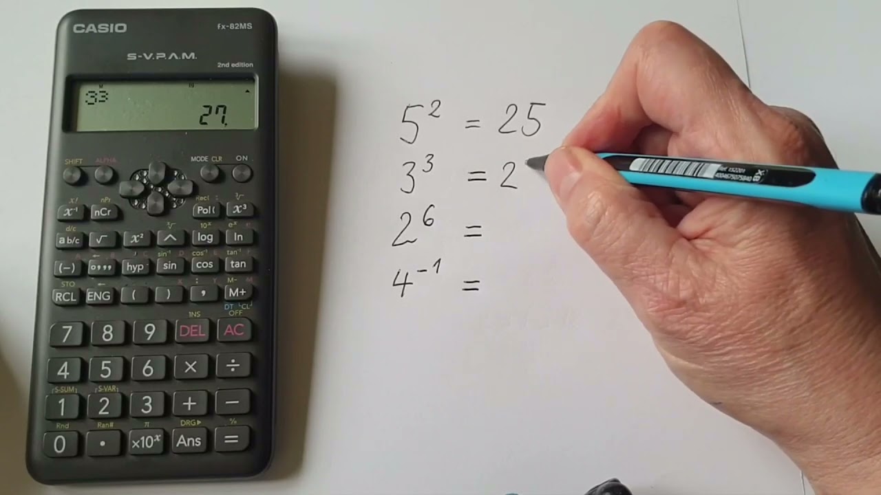 Potenzen mit dem Taschenrechner