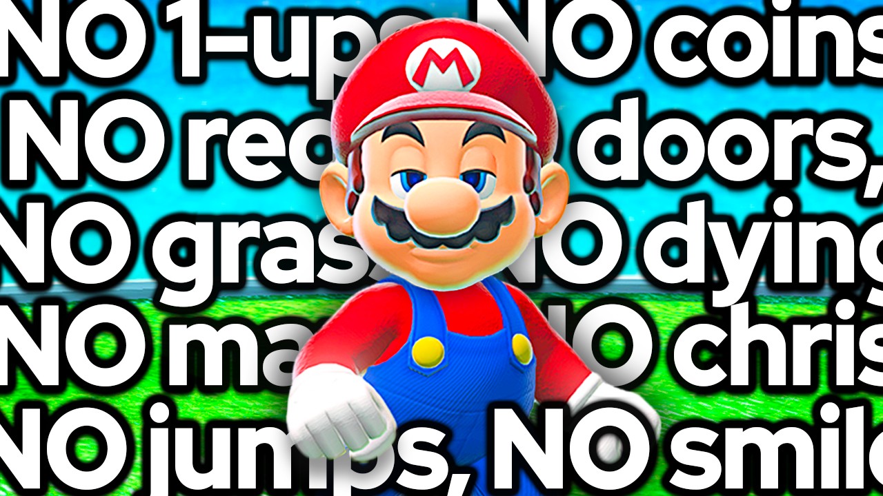 Mario 3D World but I Added TOO MANY Rules