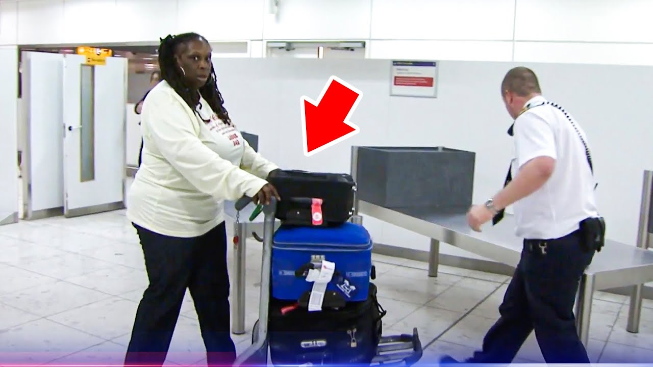 This Woman's Face Says It All! Dr*g Smuggler Gets Caught | Customs Full Episode