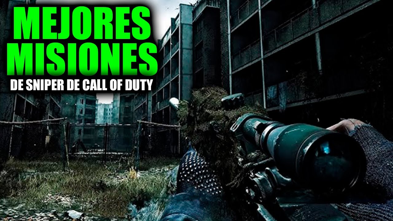 TODAS las MISIONES de FRANCOTIRADOR (SNIPER) de CALL OF DUTY de PEOR A MEJOR | RANKING