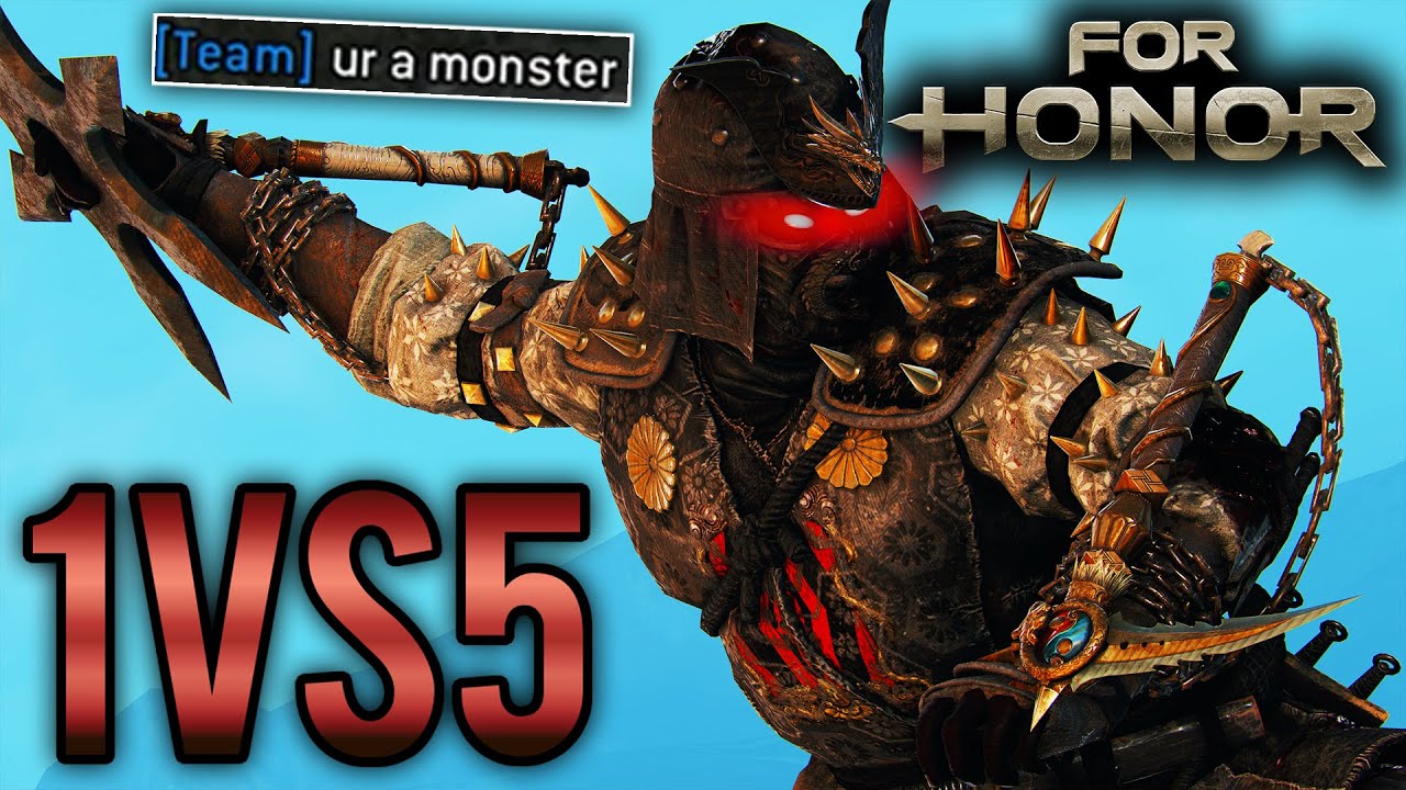 Immediate 1vs5 to terrify their team [For Honor]