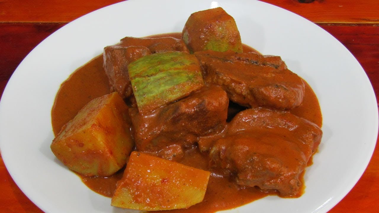 Pipian con Chilacayote y Carne de Puerco | Receta ¡Mega Deliciosa!