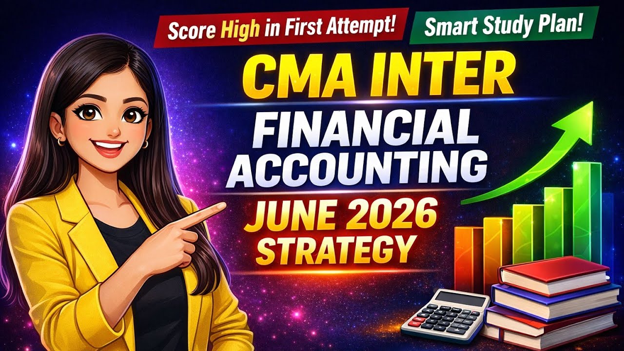 Best strategy to crack CMA INTER financial accounting June 2026 exam