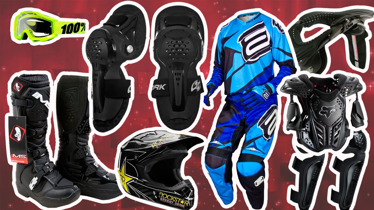 Equipamentos para Trilha e Motocross para inciante