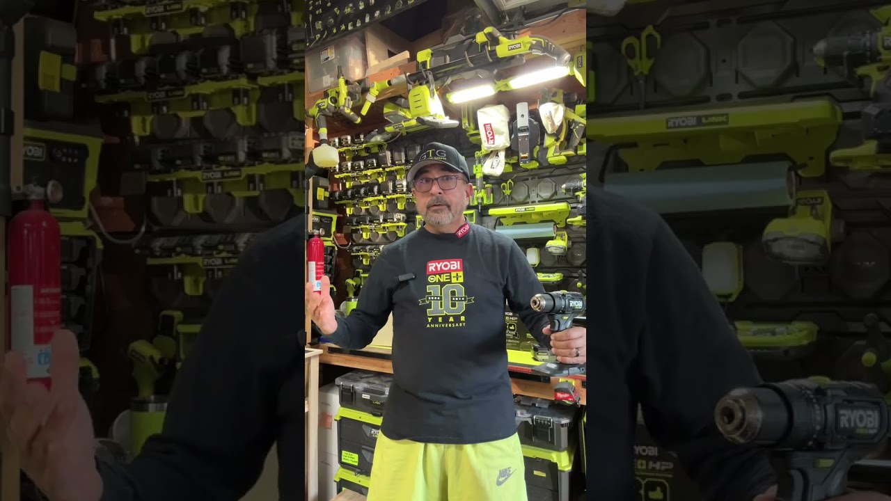 RYOBI 30yr Anniversary Limited Edition Drill & Vacuum