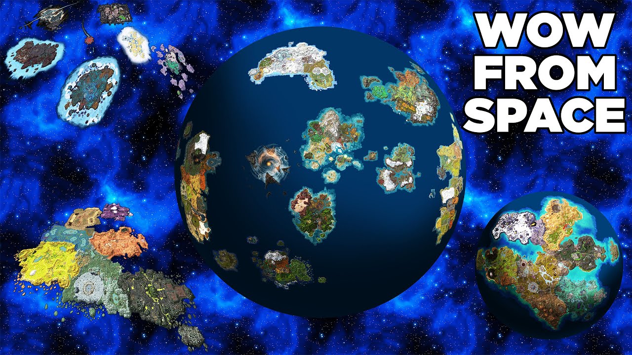 Warcraft From Space - 20 Year Evolution of the WoW Map
