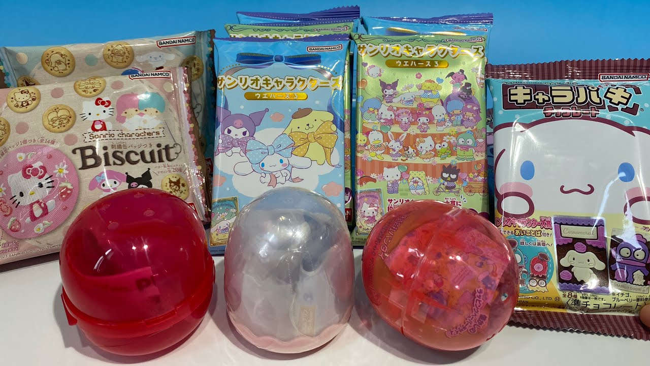 サンリオ　ガチャ　食玩　キャラパキ